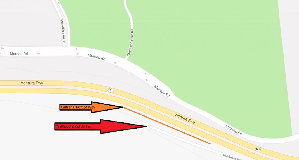 Click to enlarge Calabasas road map