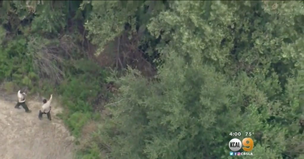 Click to enlarge aerial shot malibu hills murder scene