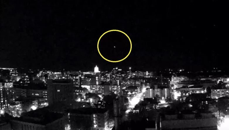 Click to enlarge Fireball over Madison, WI