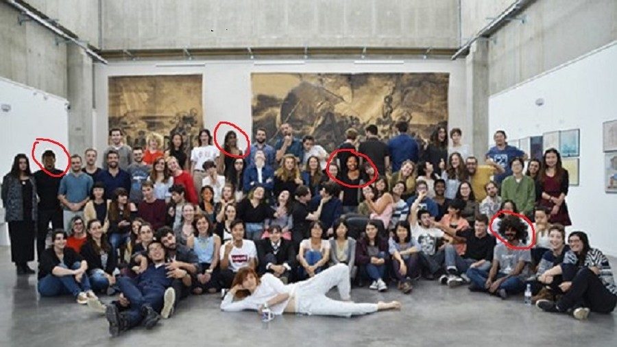 French art school blackwashing