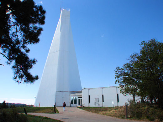 National Solar Observatory. Dunn Solar Telescope at Sacramento Peak. New Mexico.