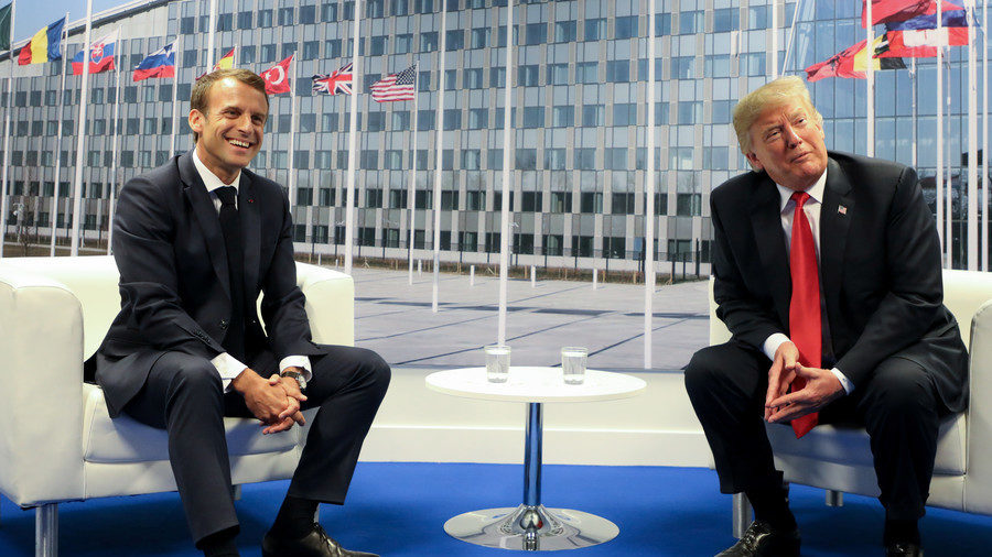 trump macron