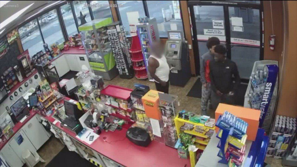 clerk unconscious rob store