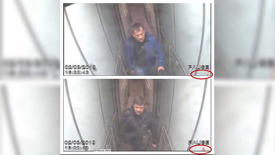 CCTV images of Petrov and Boshirov
