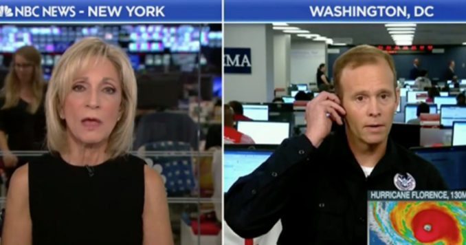 Click to enlarge MSNBC’s Andrea Mitchell FEMA Chief Brock Long