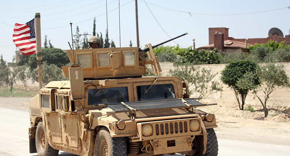US military vehicle