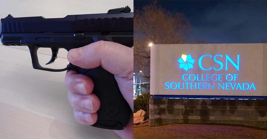 College of Southern Nevada gun