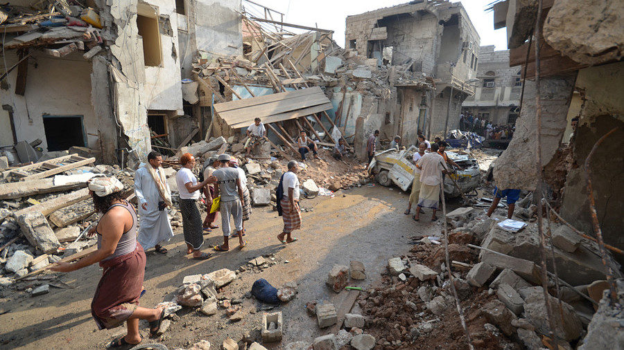 Click to enlarge Yemen destruction
