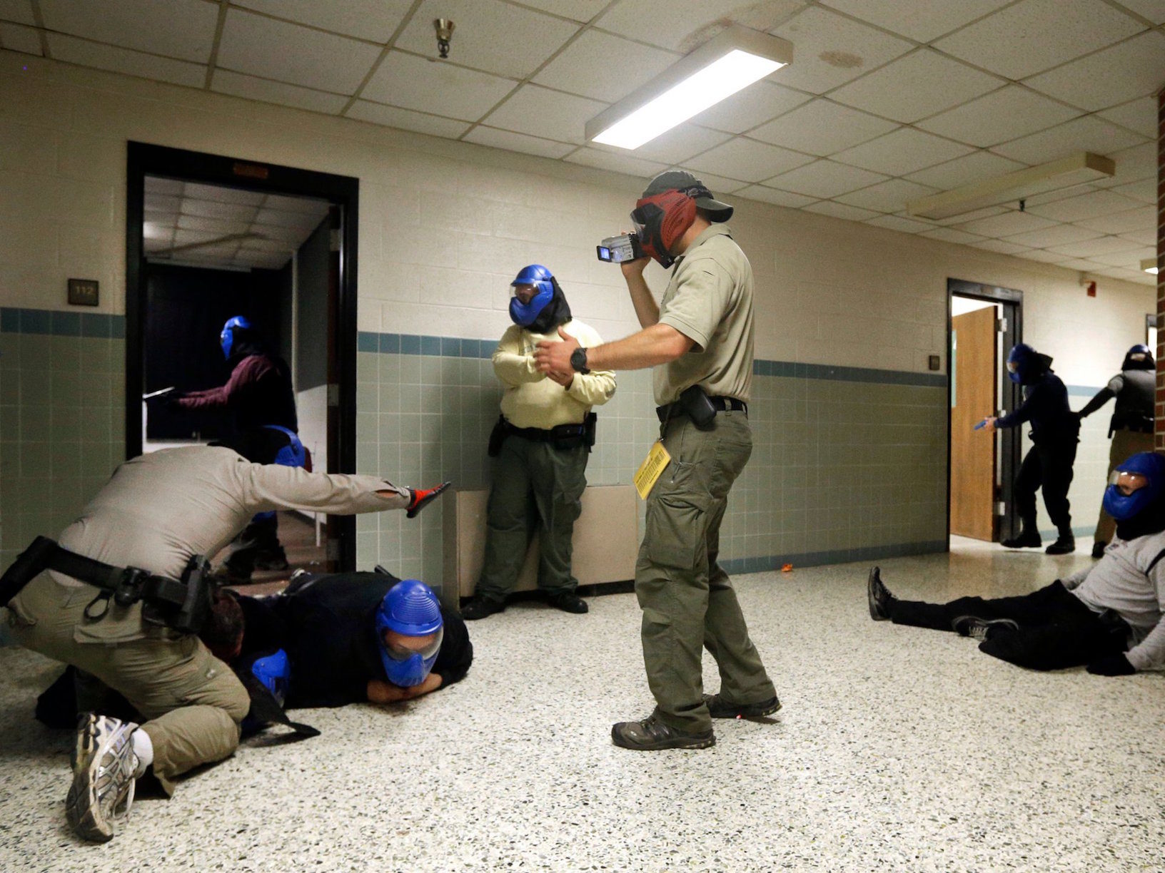 active shooter drill school