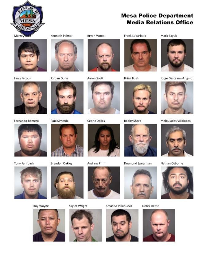 pedophile mugshots