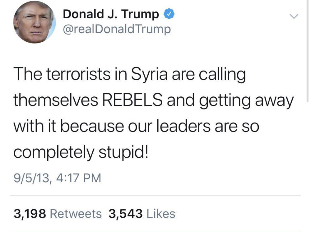 trump tweet syria