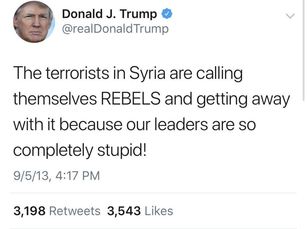 trump tweet syria