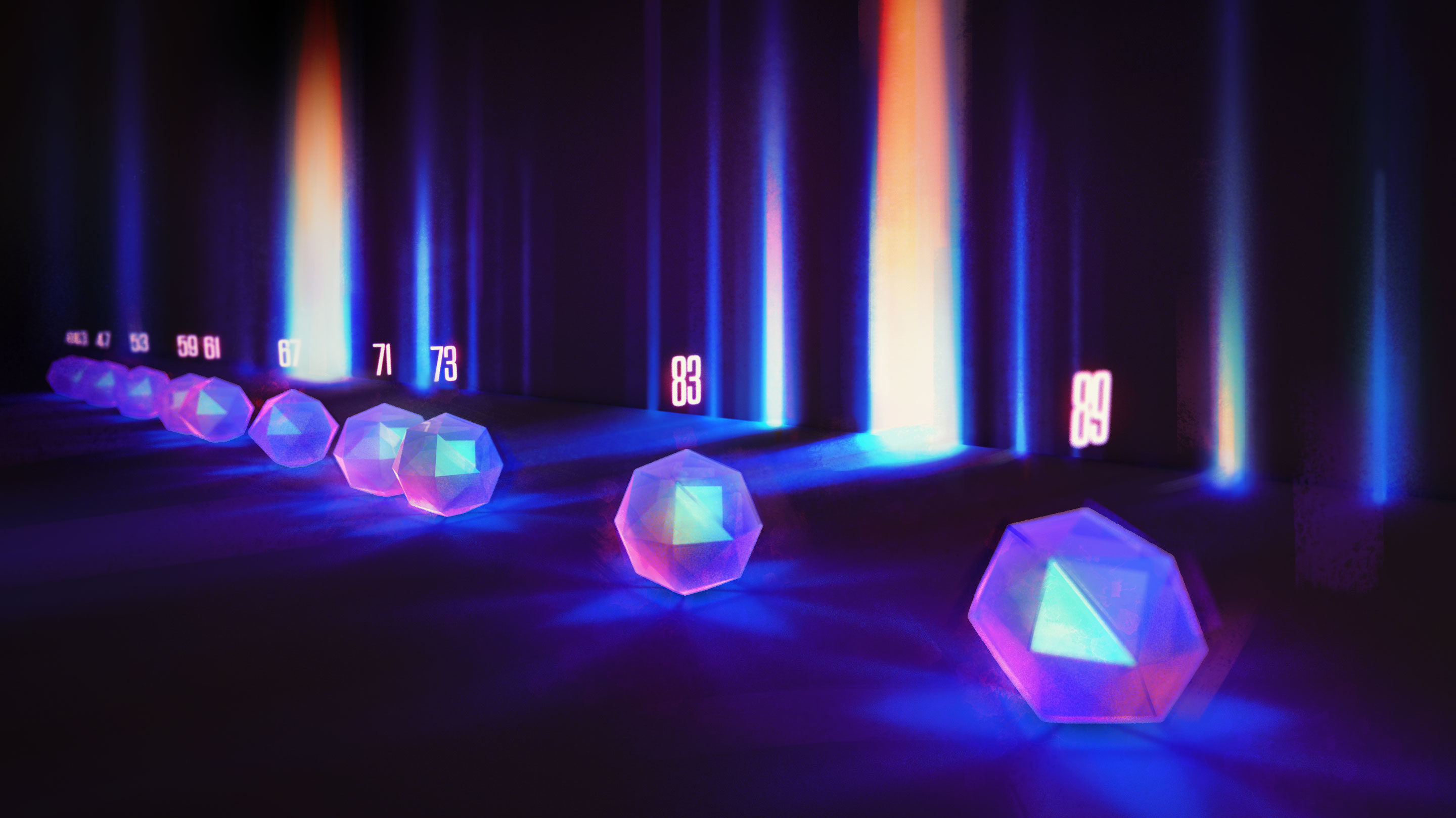 Click to enlarge Prime Numbers and Crystals