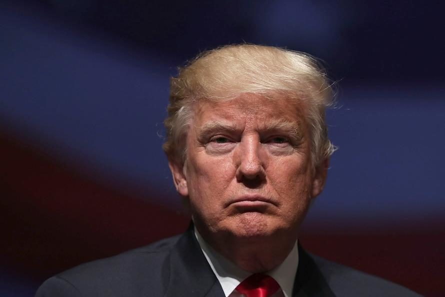 trump stare