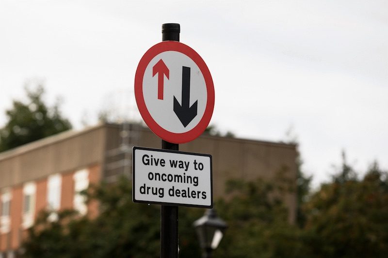 Click to enlarge give way to drug dealers