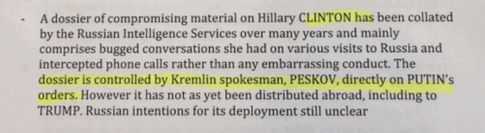 hillary intelligence file