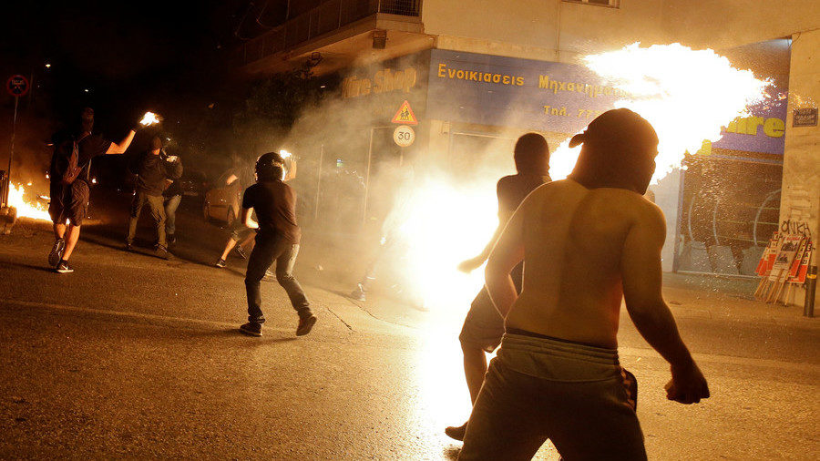Clashes in Greece