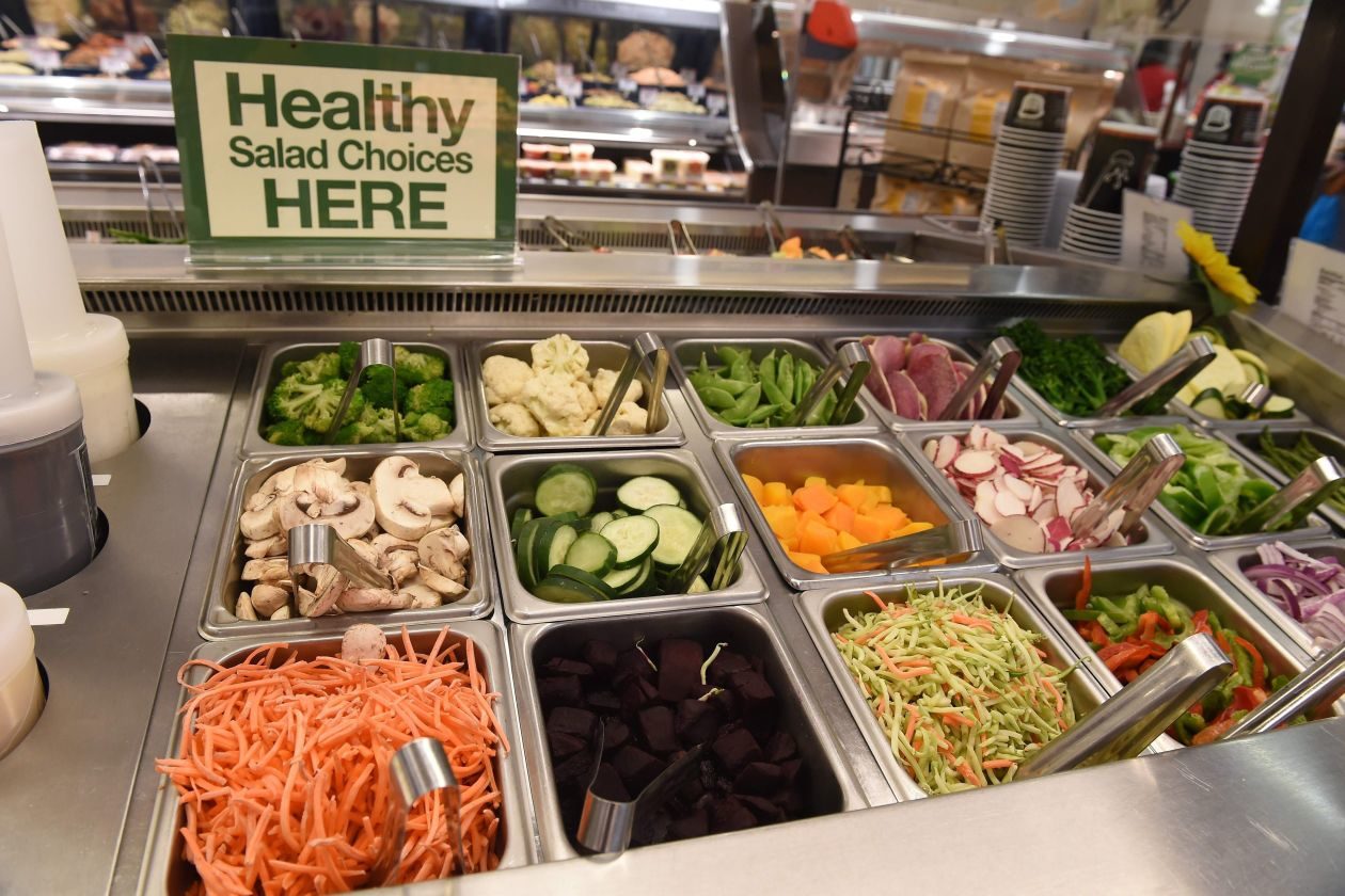 Click to enlarge salad bar