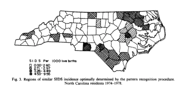 North Carolina SIDS deaths 1974-1978