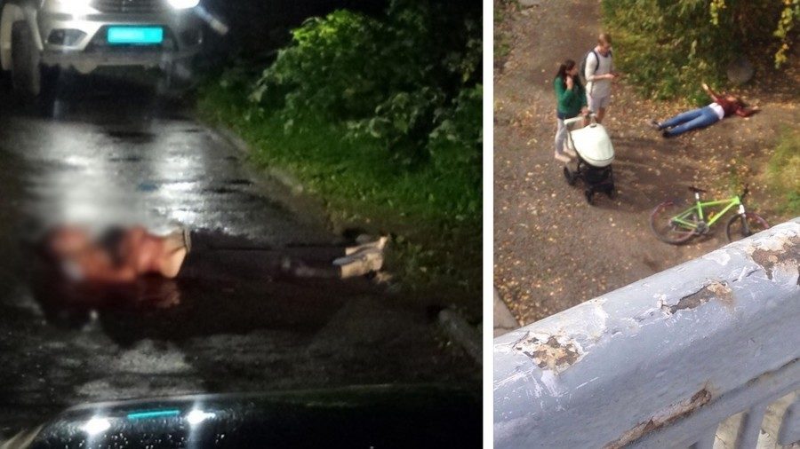 The first victim was found on Wednesday night, and the second on Thursday afternoon.