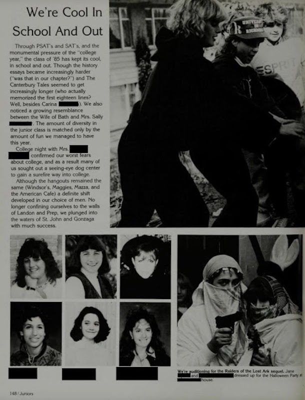 Click to enlarge Kavanaugh accuser Ford HS Year Book