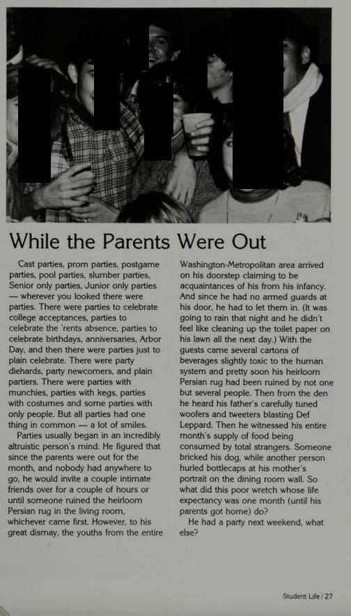 Click to enlarge Blasey Ford HS Yearbook