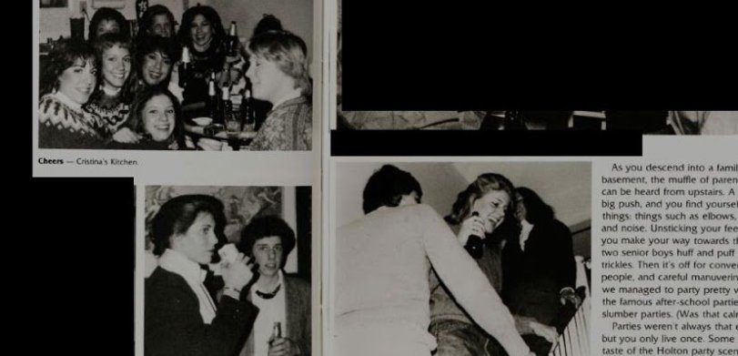 Click to enlarge Blasey Ford HS drinking