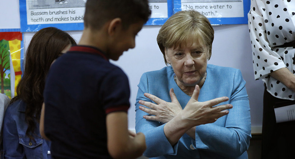 Merkel refugee immigrant