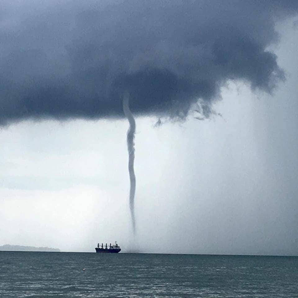 Residents near Subic Bay captured photographs