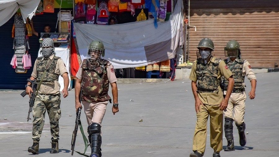 Click to enlarge Indian police
