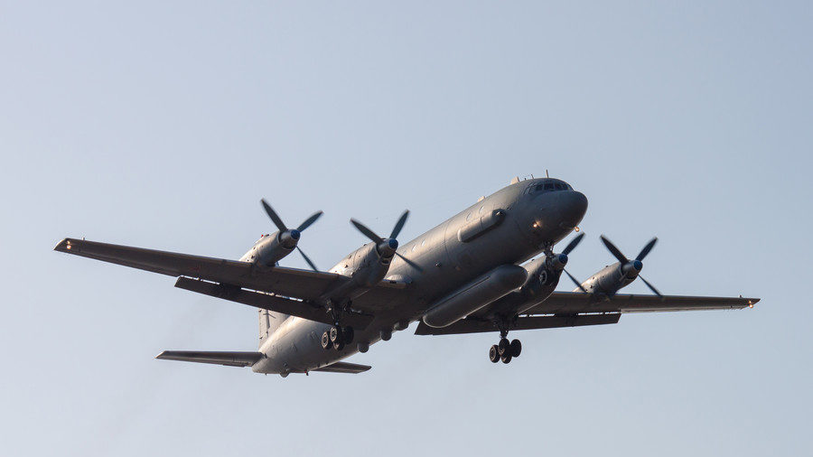 A Russian Il-20 reconnaissance aircraft