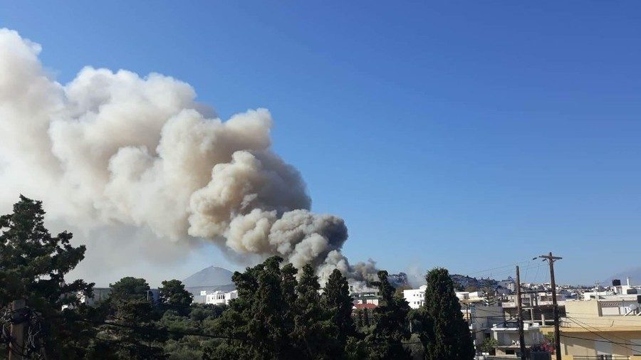 Crete university fire