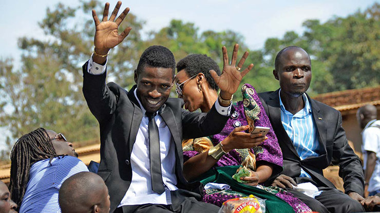 Click to enlarge Robert Kyagulanyi, alias Bobi Wine