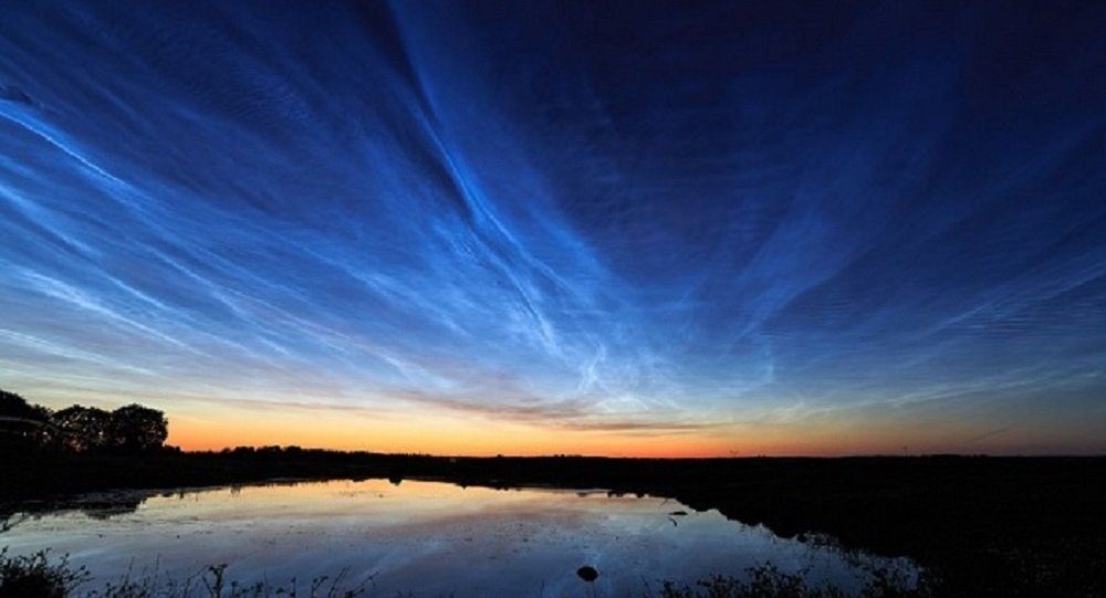 Noctilucent clouds Uppsala, Sweden