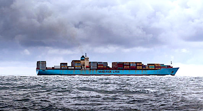 Click to enlarge Maersk ship