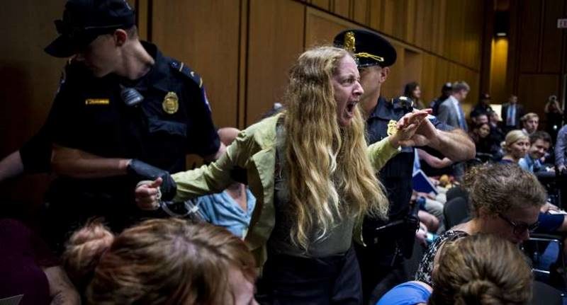 kavanaugh hearing protesters