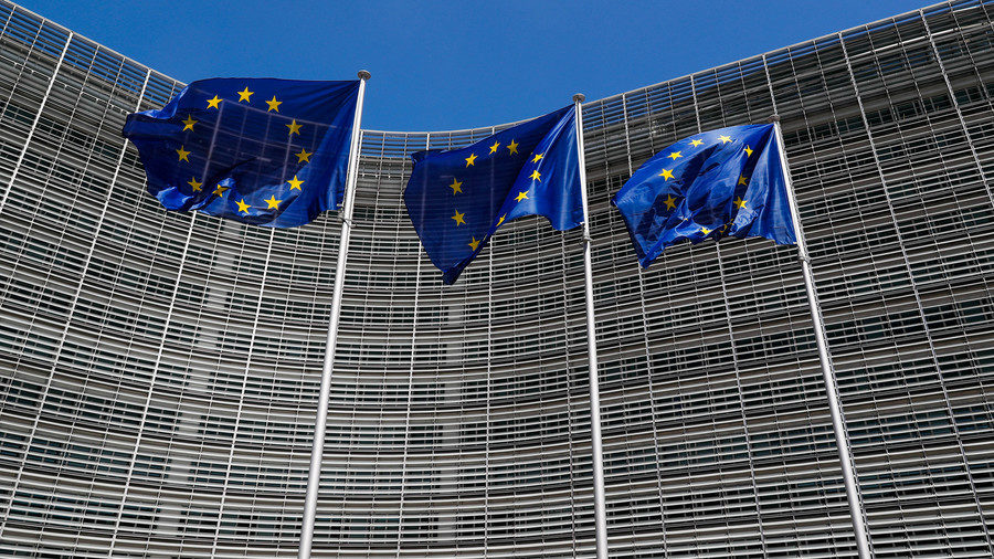 EU European Union flags