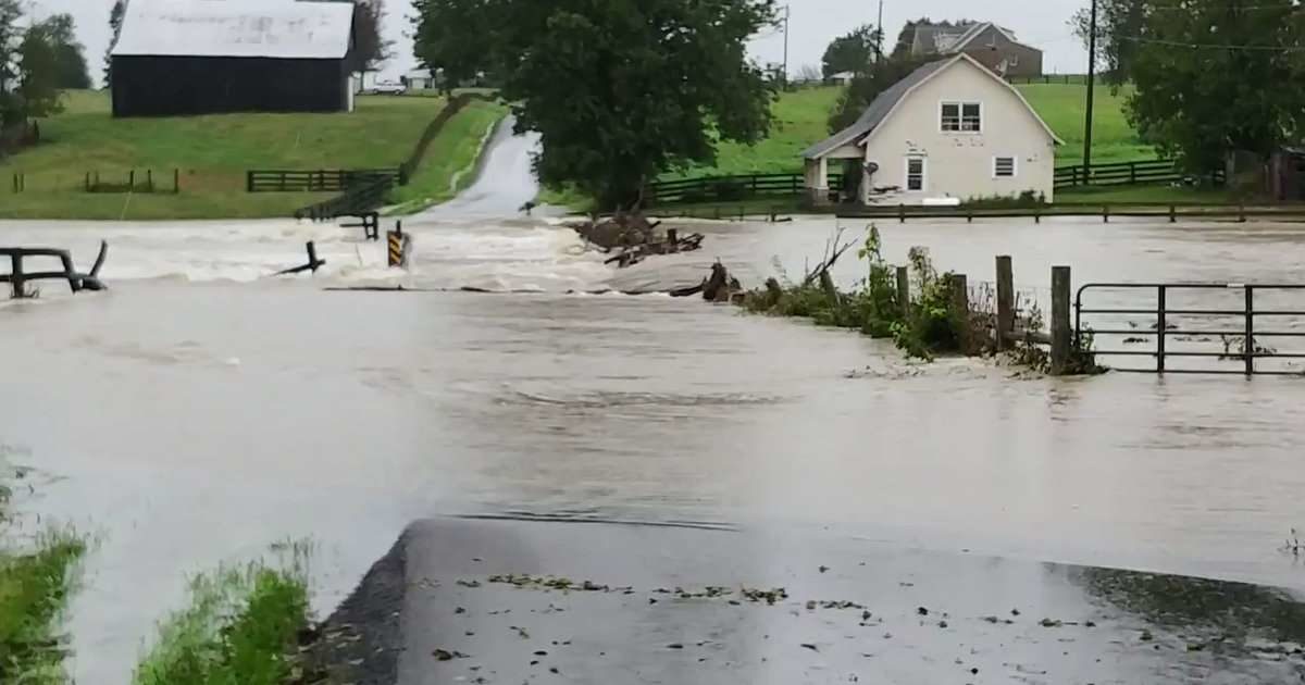 Waterways Overflow in Georgetown, Kentucky