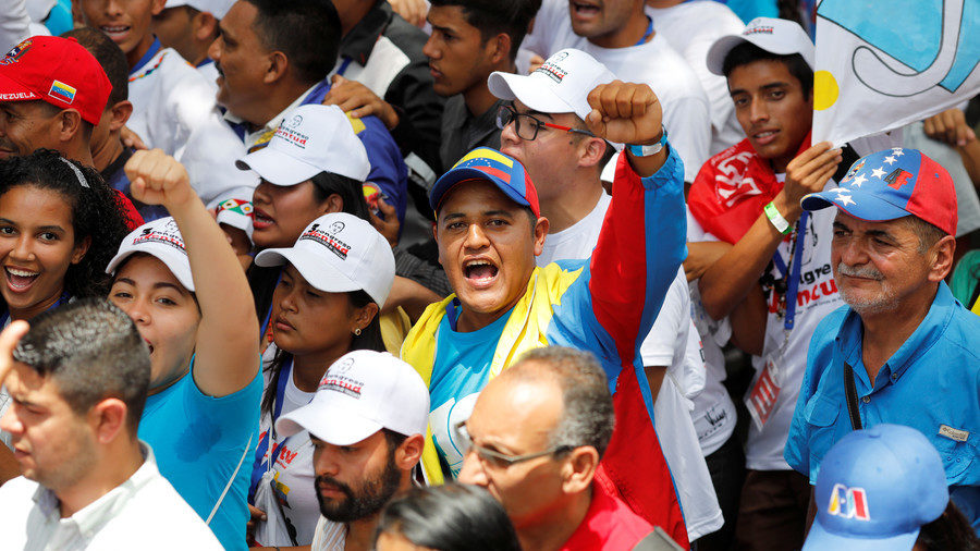 pro-goverment rally Venezuela
