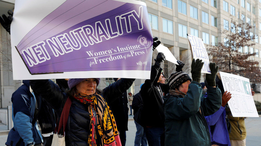 net neutrality protesters