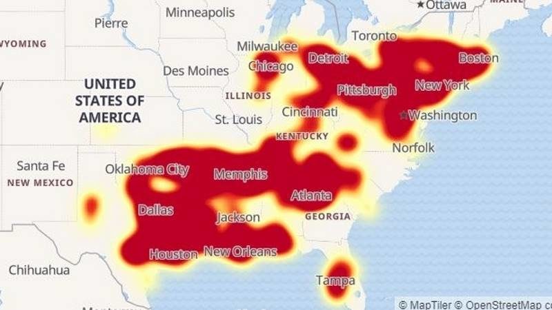 Click to enlarge verizon service outages
