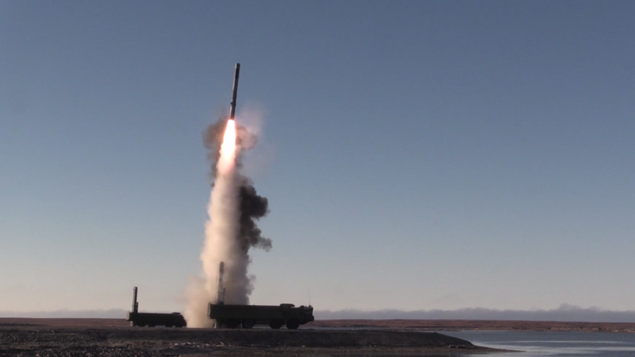 Click to enlarge Russia fires an Onyx supersonic missile