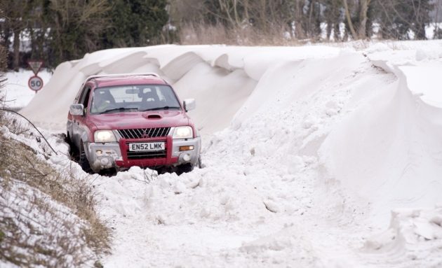 car snow