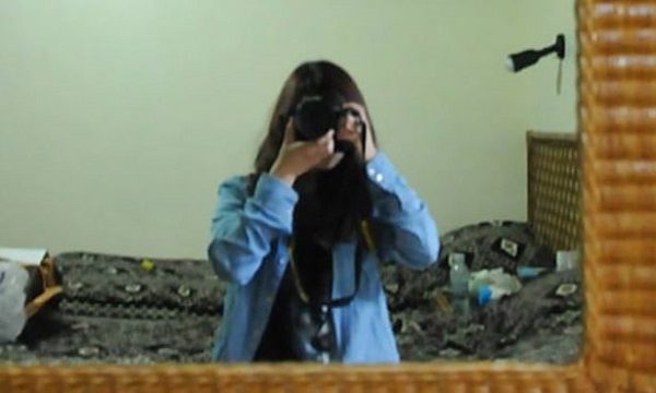 Click to enlarge Elise with camera