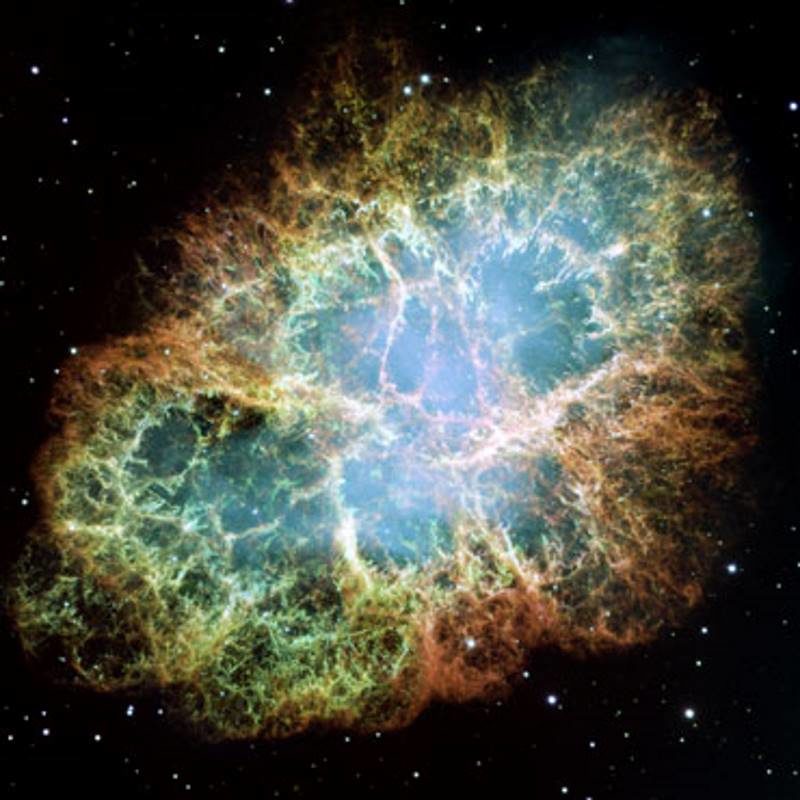 Click to enlarge crab nebula