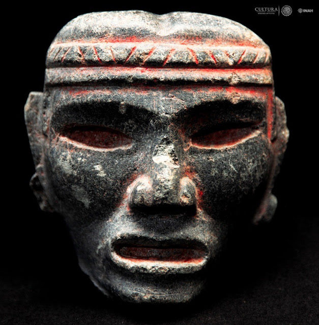 Click to enlarge Mayan mask Teotihuacán