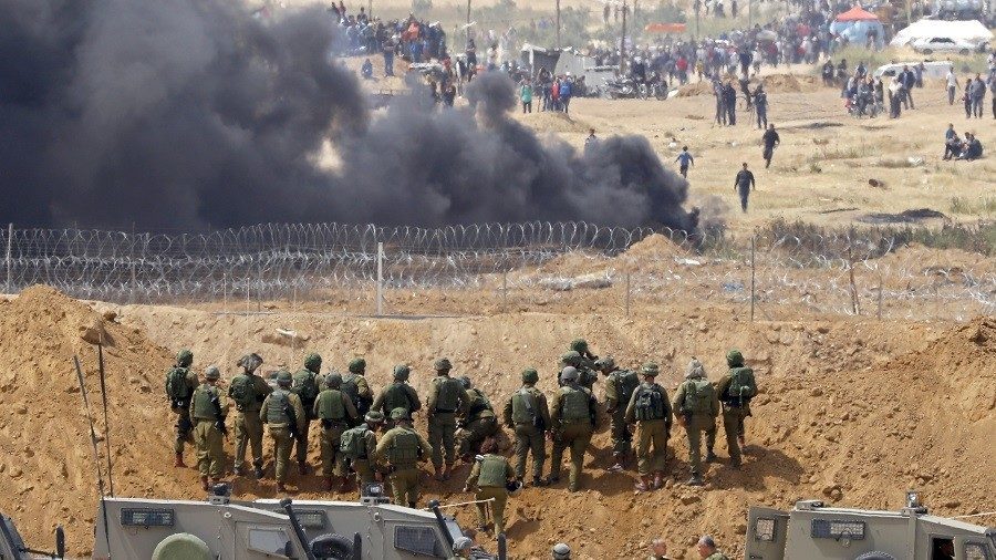 Israel Palestine border