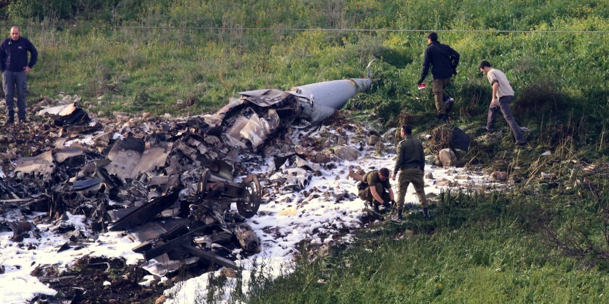 Israeli F-16 aircraft shot down Syria