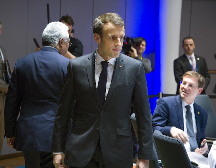 Macron UN Iran sanctions