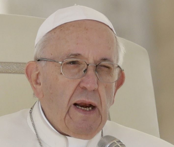 Click to enlarge Pope Francis